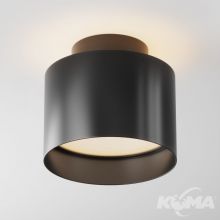 Planet oprawa natynkowa czarna 12W led 3000K 350lm